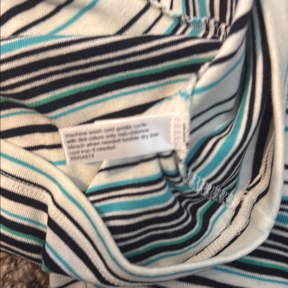 EUC The Limited Striped Women's Top - Blue and Black -XL - Picture 5 of 6